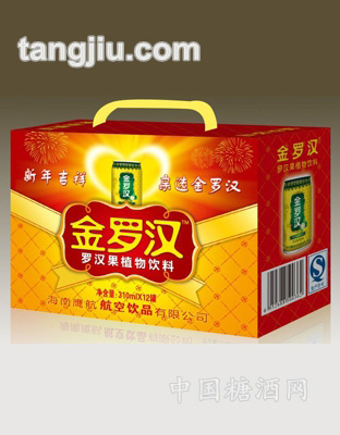金芒果果汁饮料310ML礼盒