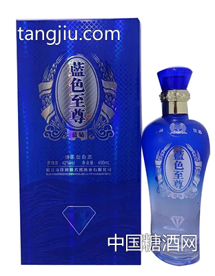 蓝色蓝钻绵柔型白酒-白酒-江苏一龙酒业