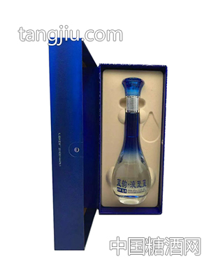 蓝韵-液至蓝-绵柔型白酒490ml