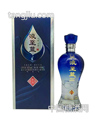 液至蓝-绵柔型白酒蓝瓶490ml