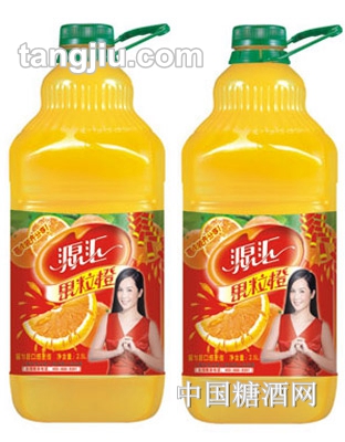 源汇果粒橙橙汁饮料2.5L