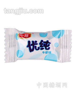 优纯牛奶糖蓝色装