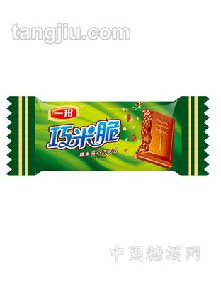 巧米脆巧克力绿色装