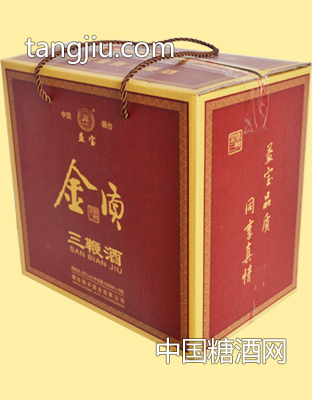 箱装金质三鞭酒