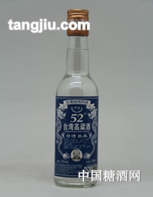 台湾高粱酒圆瓶简装-52&#176;-300ml浓香型