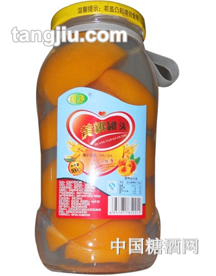 唐源黄桃罐头500g