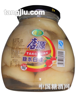 唐源糖水白桃罐头700g