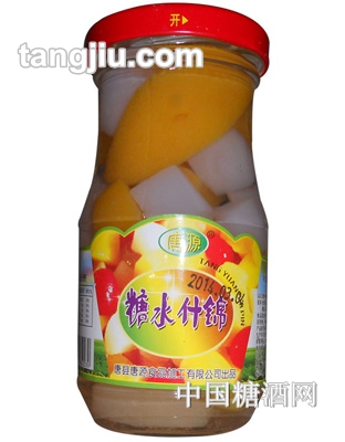 唐源糖水什锦罐头长瓶罐