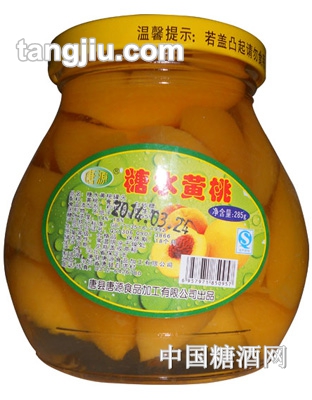 唐源糖水黄桃罐头285g