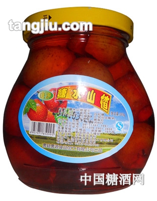 唐源糖水山楂罐头285g