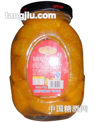 金福红-蜂蜜桔片罐头248g