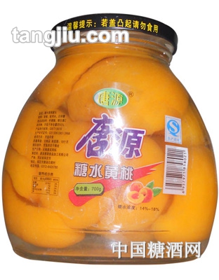 唐源糖水黄桃罐头700g
