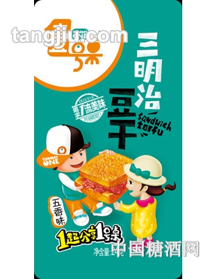 壹号桌五香味三明治豆干24g