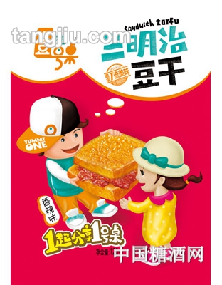 壹号桌香辣味三明治豆干120g