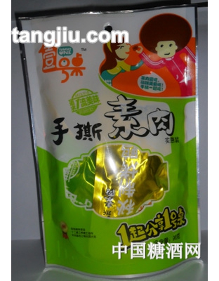 壹号桌手撕素肉实惠装96g