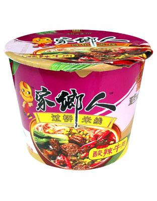 米线桶装（酸辣牛肉味）