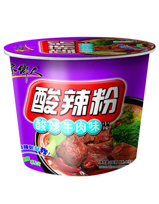 酸辣粉桶装（酸辣牛肉味）