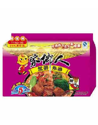 五连包米线（酸辣牛肉味）