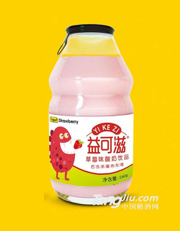 益可滋拉环酸奶（草莓味）240ml