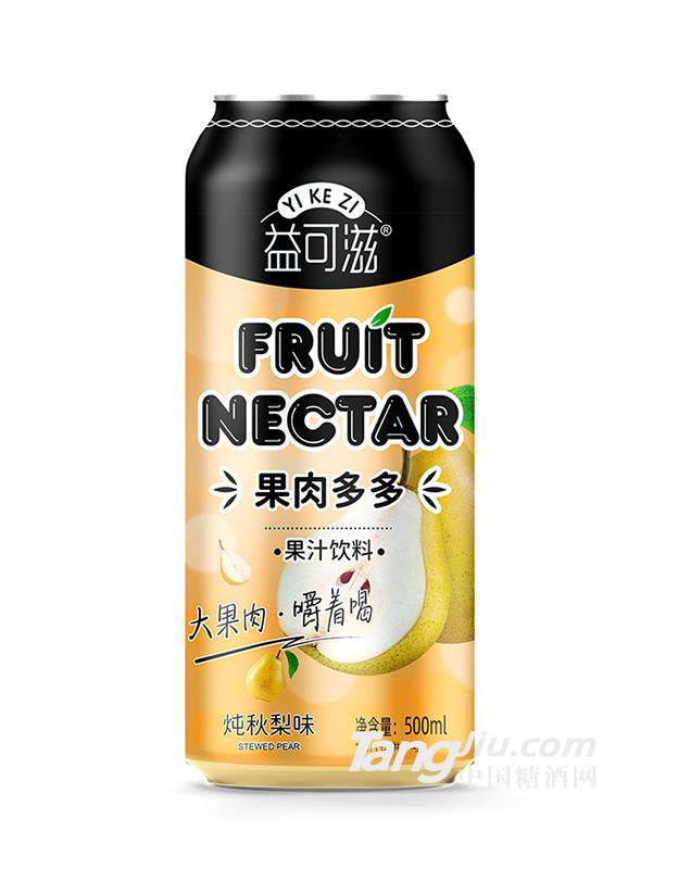 益可滋果肉果汁（炖秋梨味）500ml