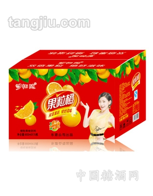 心相随果粒橙果味饮料600ml