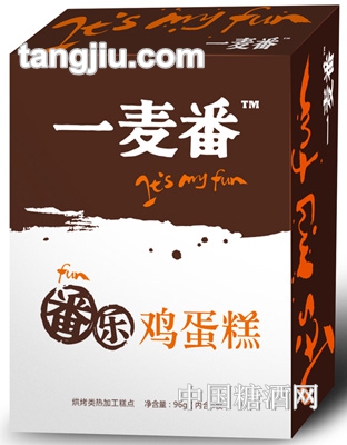 一麦番鸡蛋糕-4枚装96g