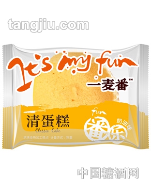 一麦番清蛋糕奶油味