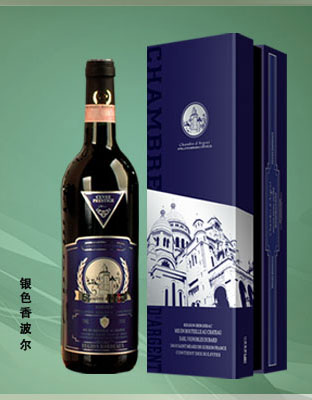 银色香波尔干红葡萄酒