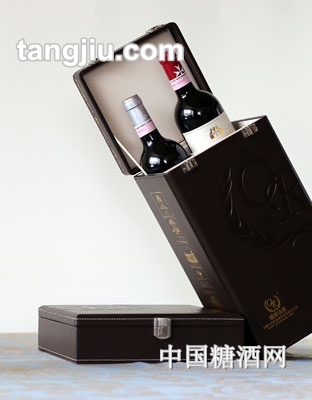 四支装皮盒1-法国进口葡萄酒