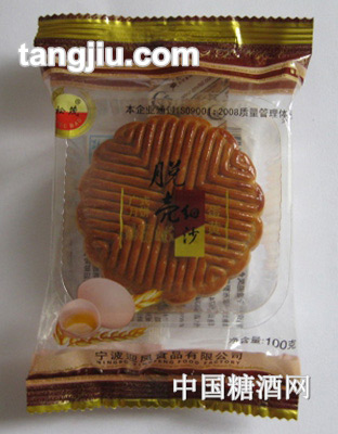 松茂脱壳细沙蛋黄月饼100g