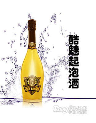 酷魅起泡酒电镀型750ml黄瓶