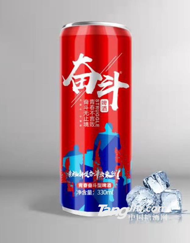 英豪奋斗啤酒8度330ml