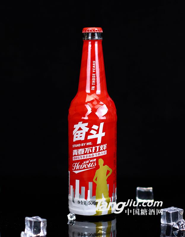 英豪啤酒500ml瓶装奋斗