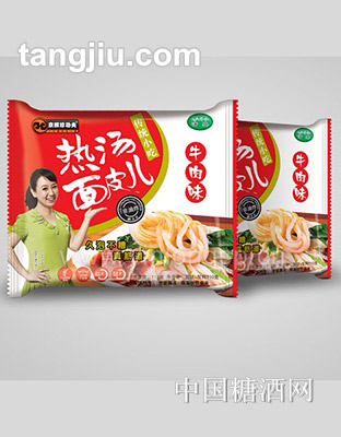 京辉牛肉味热汤面皮（非油炸）
