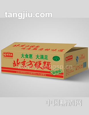 京辉牌北京方便面箱装