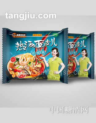 京辉碳锅鱼热汤面皮（非油炸）
