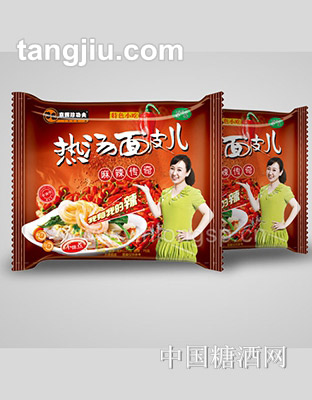 京辉麻辣传奇热汤面皮（非油炸）