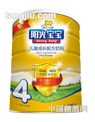 阳光智+儿童成长配方奶粉900g