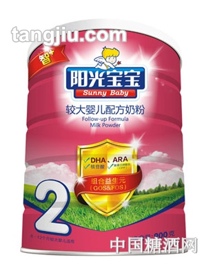 阳光智+较大配方奶粉900g