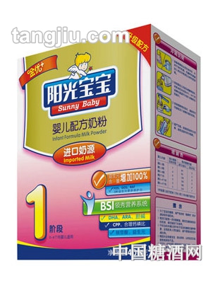 阳光金优+配方奶粉400g