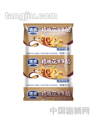 银桥核桃花生牛奶227g