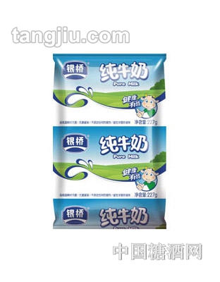 银桥纯牛奶227g
