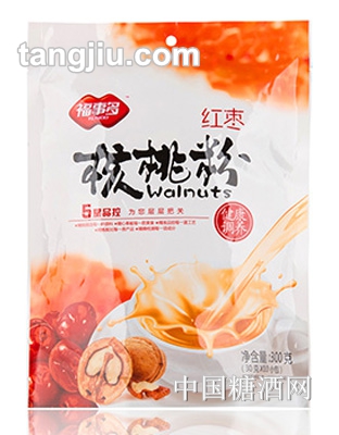 福事多红枣核桃粉300g
