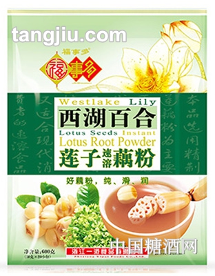 福事多西湖百合莲子速溶藕粉600g