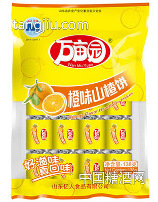 橙味山楂饼138克
