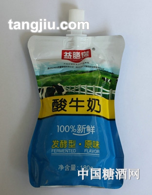 益膳房吸吸纯酸牛奶180g