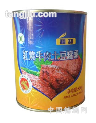 永寿红烧牛肉土豆罐头850g