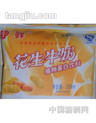 伊鲜花生牛奶植物蛋白饮料