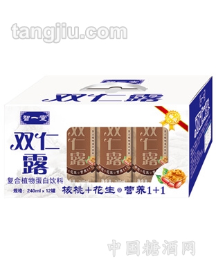 智一堂双仁露240ml&#215;12罐