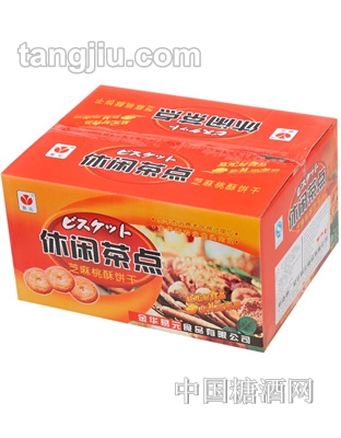 易元休闲茶点芝麻桃酥饼干